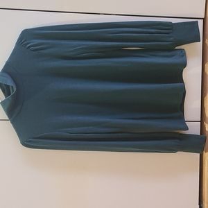 Teal green JCrew sweater